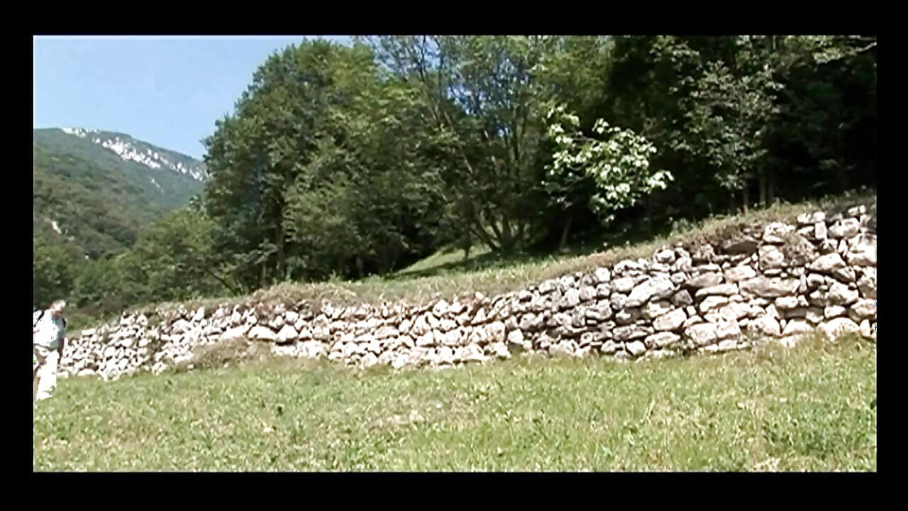 Girl with Big Tits Sucks and Fucks Big Mature Cock in the Mountains