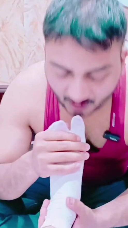 Goddess Fatima Sock Lick | Clip 1