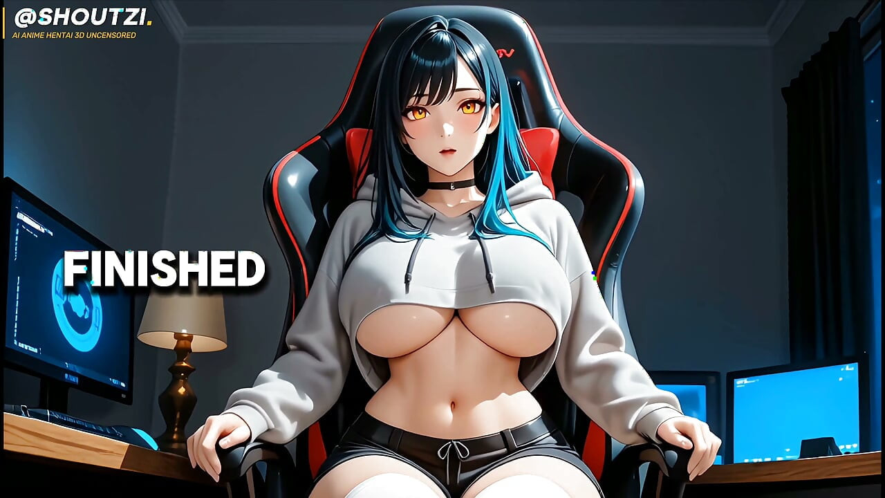 Η Pix η άτακτη Gamer σκύλα χαρεμιού γαμιέται καουγκέρλ όρθια σεξ προσωπικό 4k