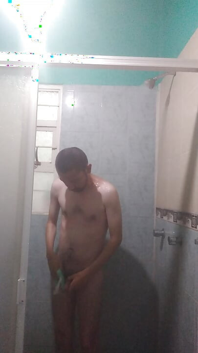 Masturbating before I take a bath