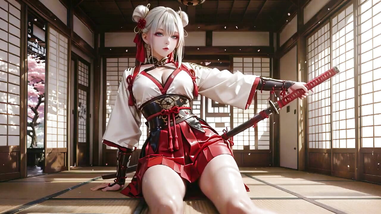 White-haired Samurai & Blonde Buns!