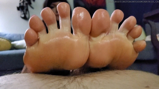 Bastienne Cross Toronto POV Foot Fetish Soles on the Floor