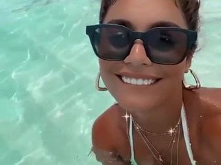 Vanessa Hudgens selfie in bikini