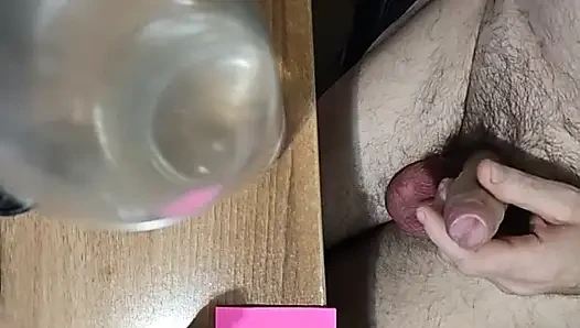 Yukarıdan masaya kadar güzel ve güzel boşalma