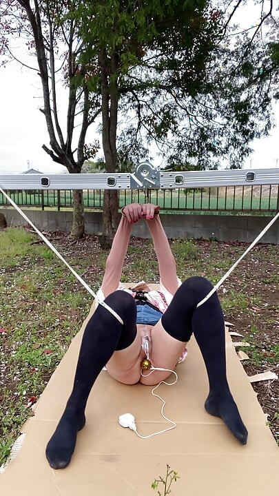No183 Hanging training with a ladder