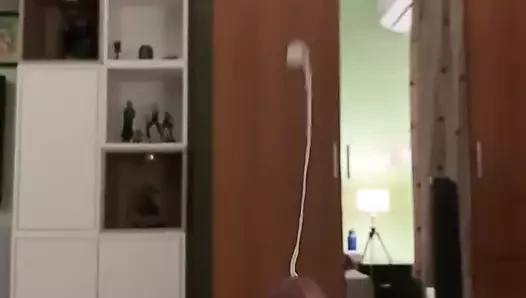 huge thick cum shooting upwards