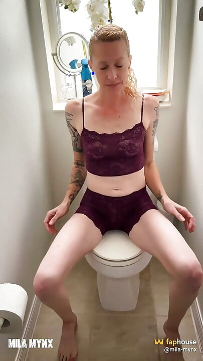 Desperate to Pee in My New Lingerie