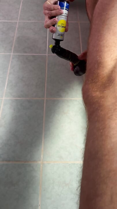 Home prostate workout with cumshot.