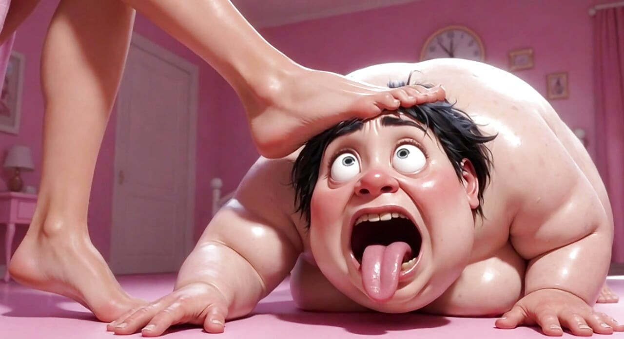 Fat Ugly Woman Degraded - Lick Beautiful Girl's
