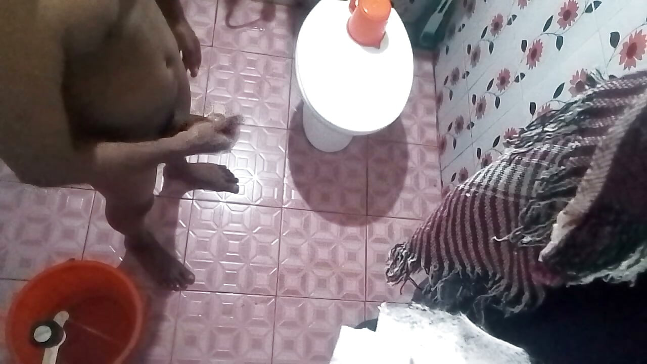 college guy Masturbation in hostel bathroom