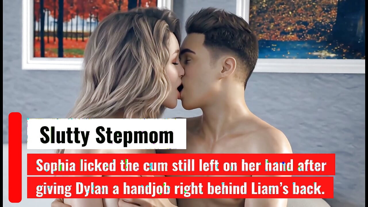 Awam Spice Up Edition - Sophia 在 Liam 背後幫 Dylan 打手槍，舔掉手上殘留的精液