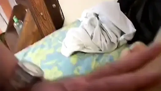 Amateur stepmom targeted by two hard cocks