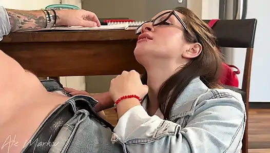 I deflower her ass in exchange for passing the school year. Ft. Luchibbok