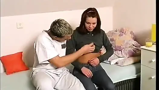 Sweet Teen Fucked in Her Bedroom When Parents Are Away