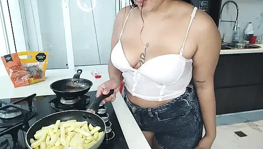 Готовка с камшотом-медведем