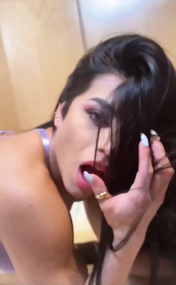 I Was Very Naughty Today, I’m Sucking This Two Headed Dildo Like They Are Two Real Cocks