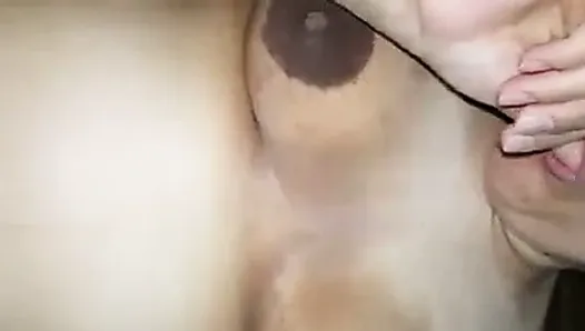 Hot pregnant Lebanese fucking & cum eating