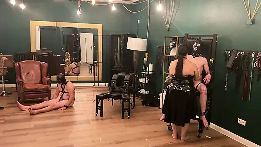 Fetish Lofts with My 2 Slaves Part 4-4