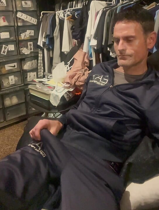 Mike masturbating again