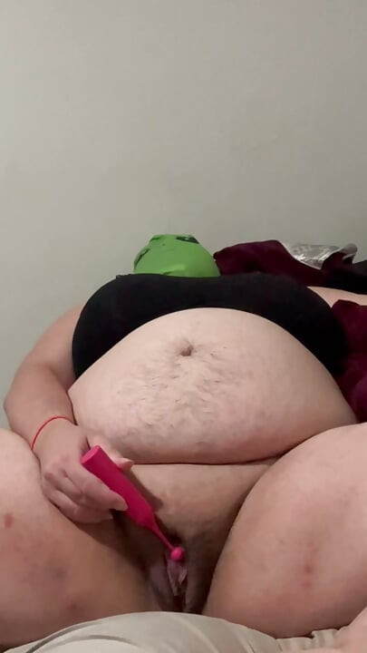 マスクドのBBWオーガズム