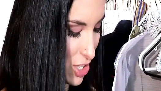 Tight Girlfriends with Gorgeous Tits Eat Pussies and Use Toys in Their House