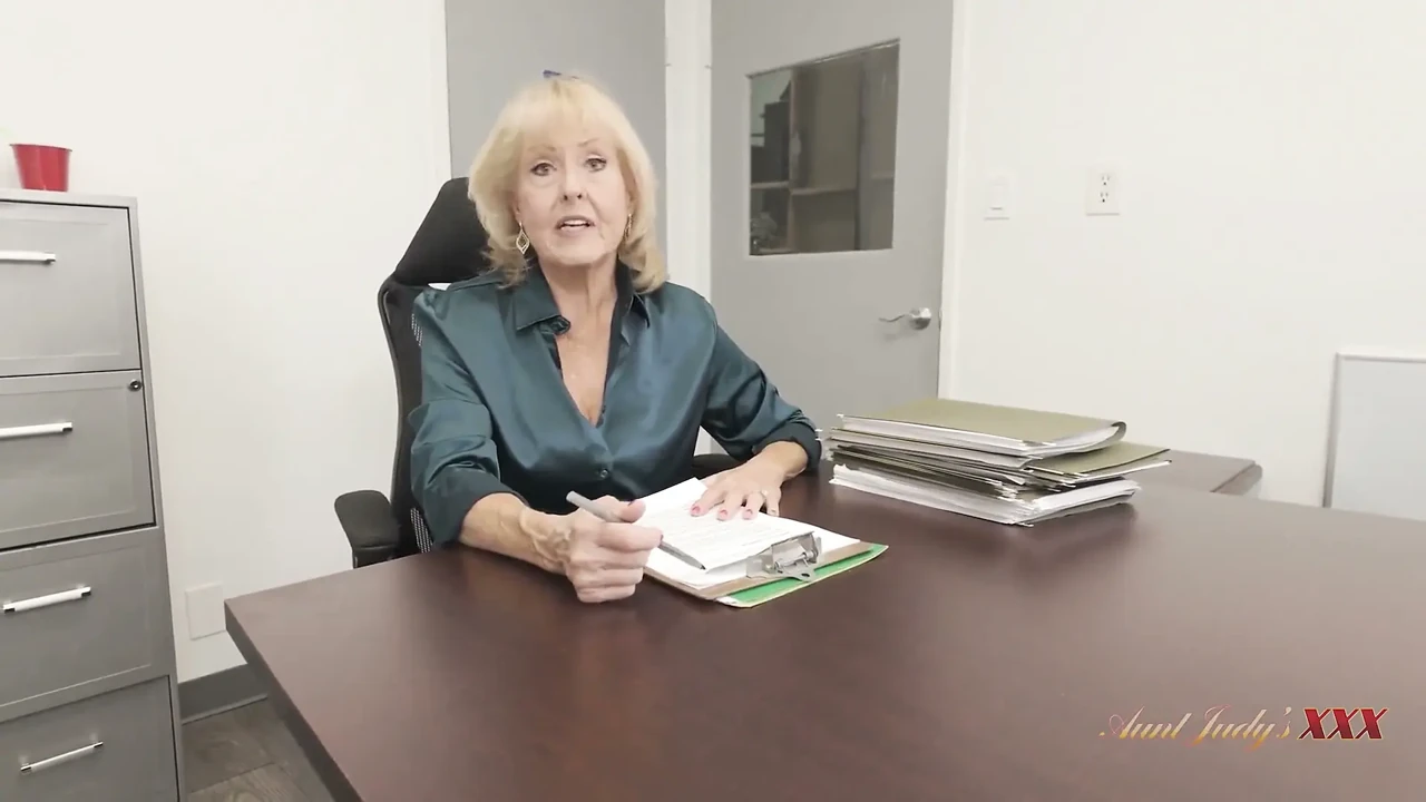 AuntJudysXXX - a Naughty Job Interview with Busty Boss GILF Desiree Eden