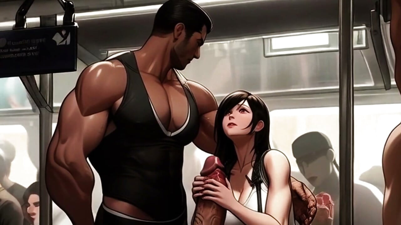 Tifa Meets a New Penis on the Train