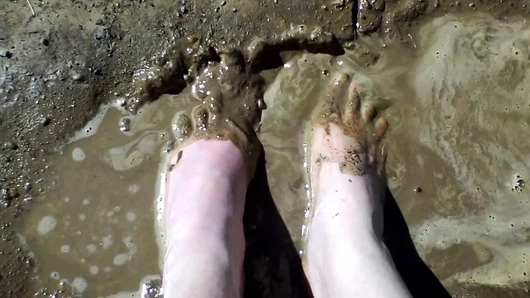 Do You Like My Cute Little Feet In The Mud?