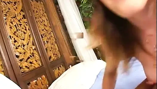 Dude rams petite brunette girlfriend in bedroom