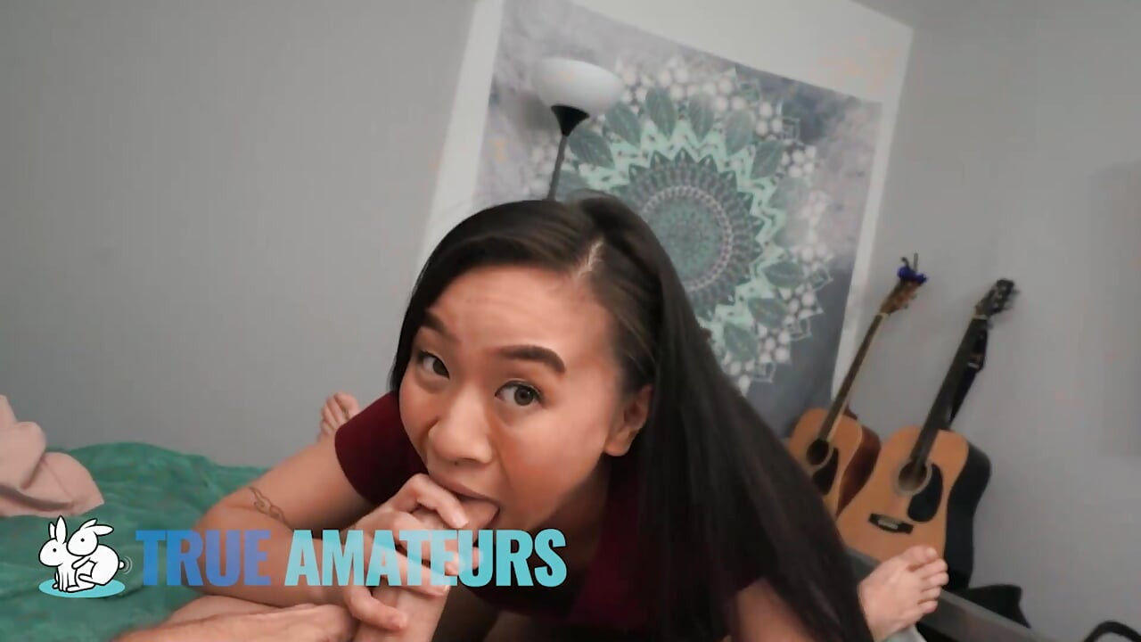 TRUE AMATEURS - Kimmy Locks Eyes While Sucking Tony’s Cock, Then Takes Control With A Wild, Fiery Ride