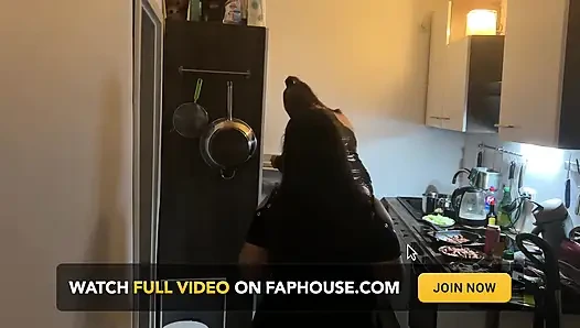 Kinky Kitchen Encounter: Fetish Babe Dominates Her Friend