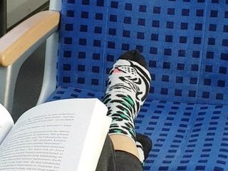 Гарні шкарпетки в поїзді 2