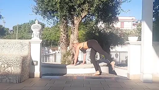 Selena's Outdoor Yoga and Sex