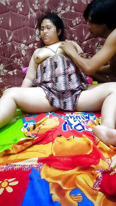 Showing off Her Sexy Body. by Wearing Lingerie. in Front of a Foreign Man.