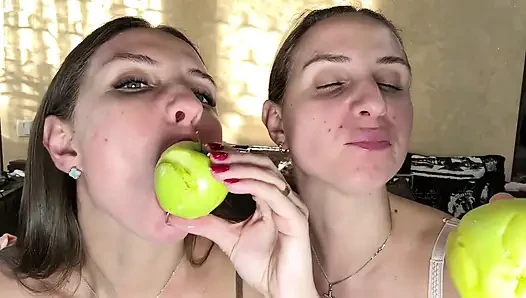 Raw Chew Bite Swallow Tease POV