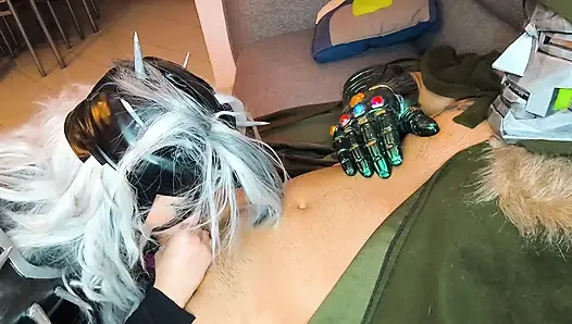 Malice Drains Dr. Doom's Nuts with Her Mouth