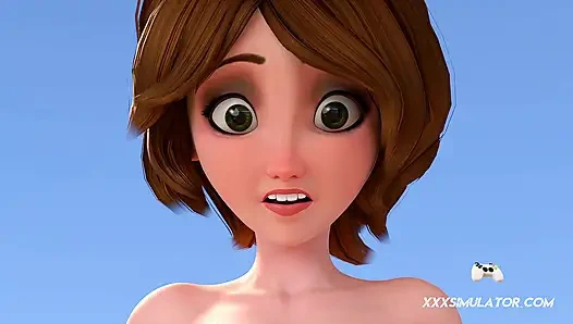 Aunt Cass - plaj oyunu