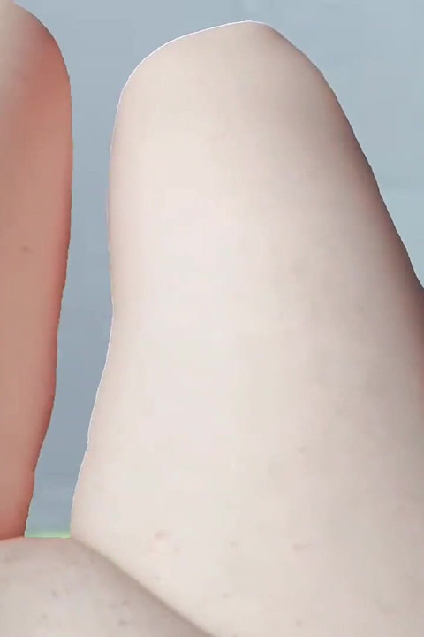 2 Hands-free Cumming Masturbation Workout with Cute Soft Thighs