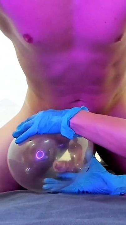 GILF Extract Semen with DIY Vagina Balloon