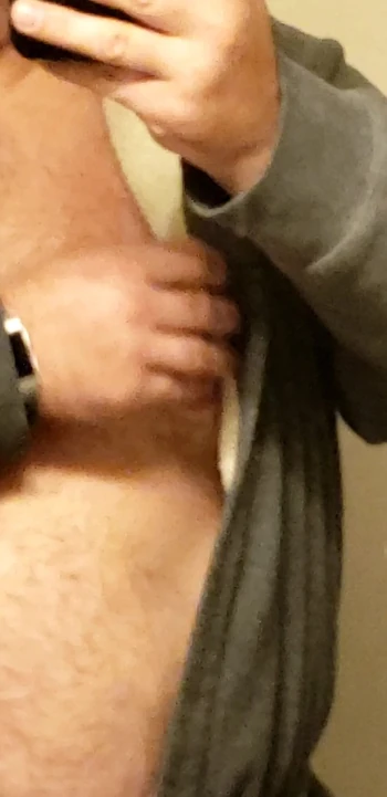 Frontal with chest and belly rub