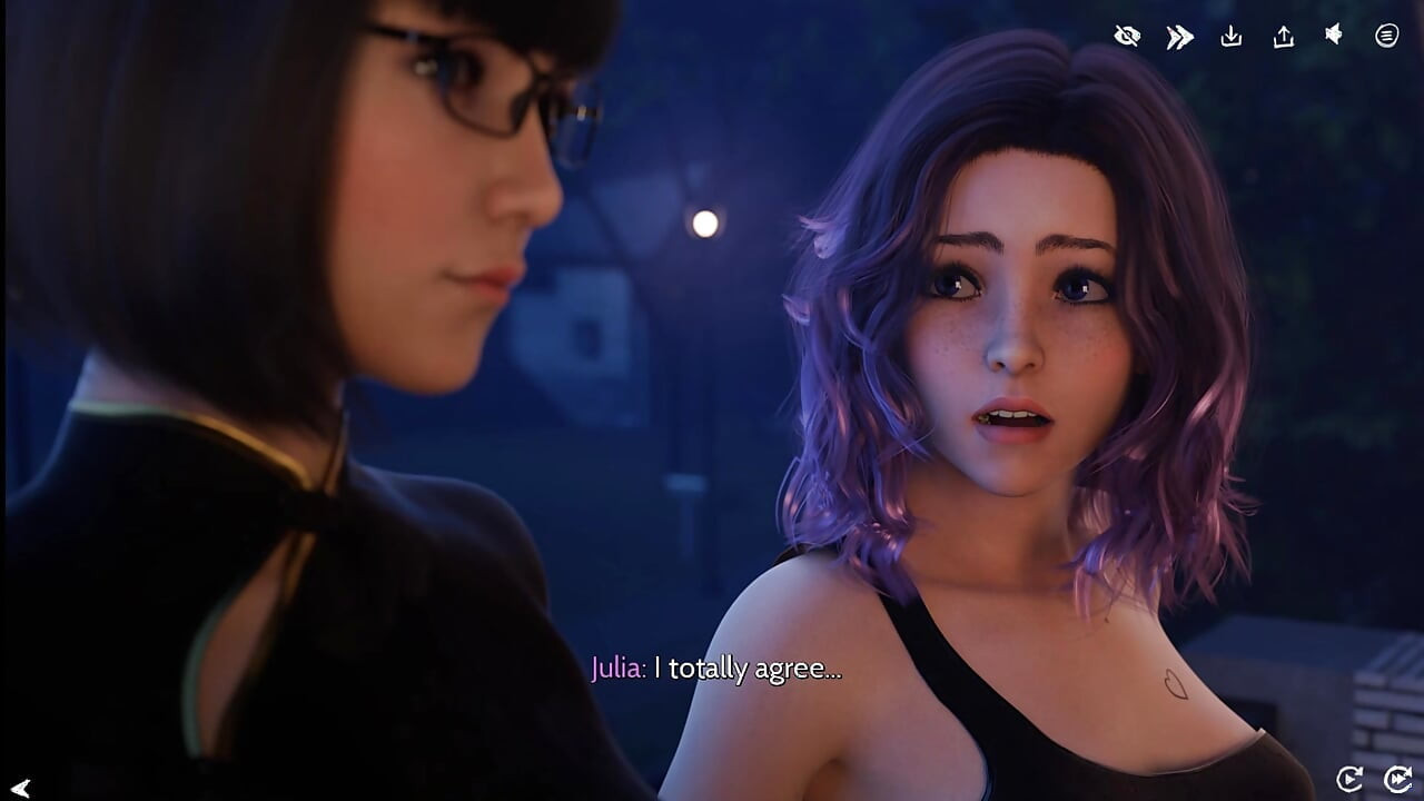 Taze kadınlar #2 - Chloe ve Julia bir şişe şarabı üçlü sekse dönüştürüyor