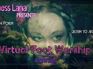 POUZE AUDIO - virtuální uctívání nohou