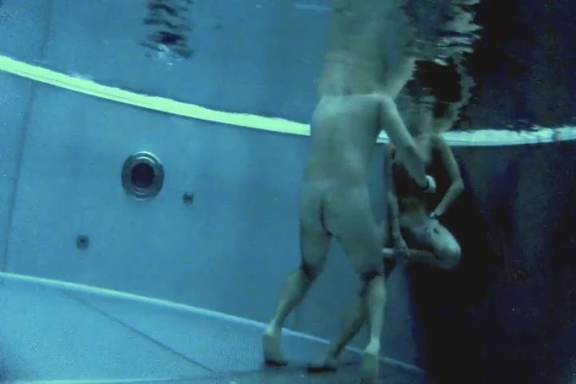 Underwater in pool