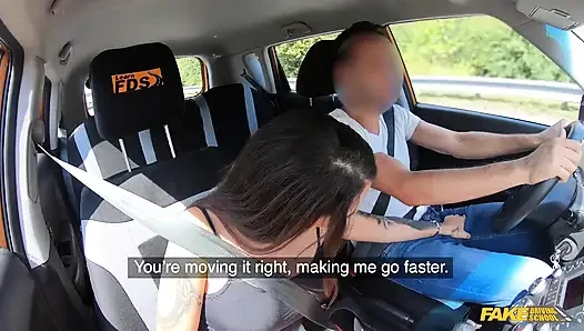 Spanish Babe Has Lesson Hijacked