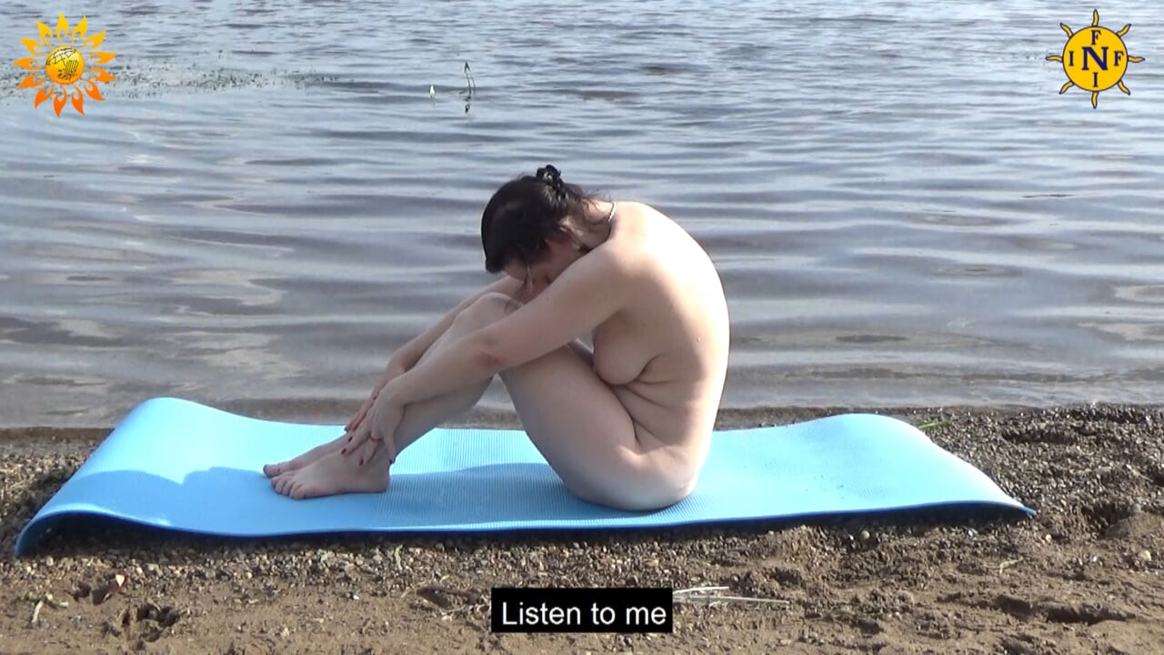 Relaxing Naked ASMR Outdoors. Deep Meditation & Nature Sounds