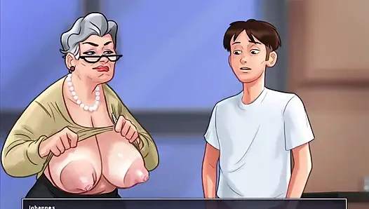 Summertime saga: I fucked old Roz