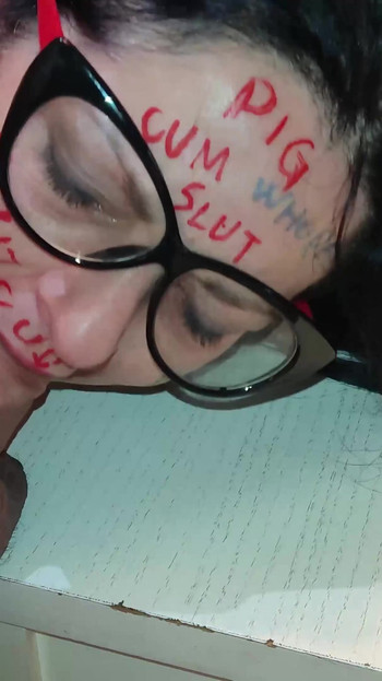 Iconic moment from "This is what a standard blowjob should look like"