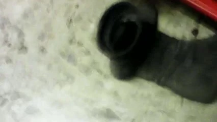 Cum in Grey Boots