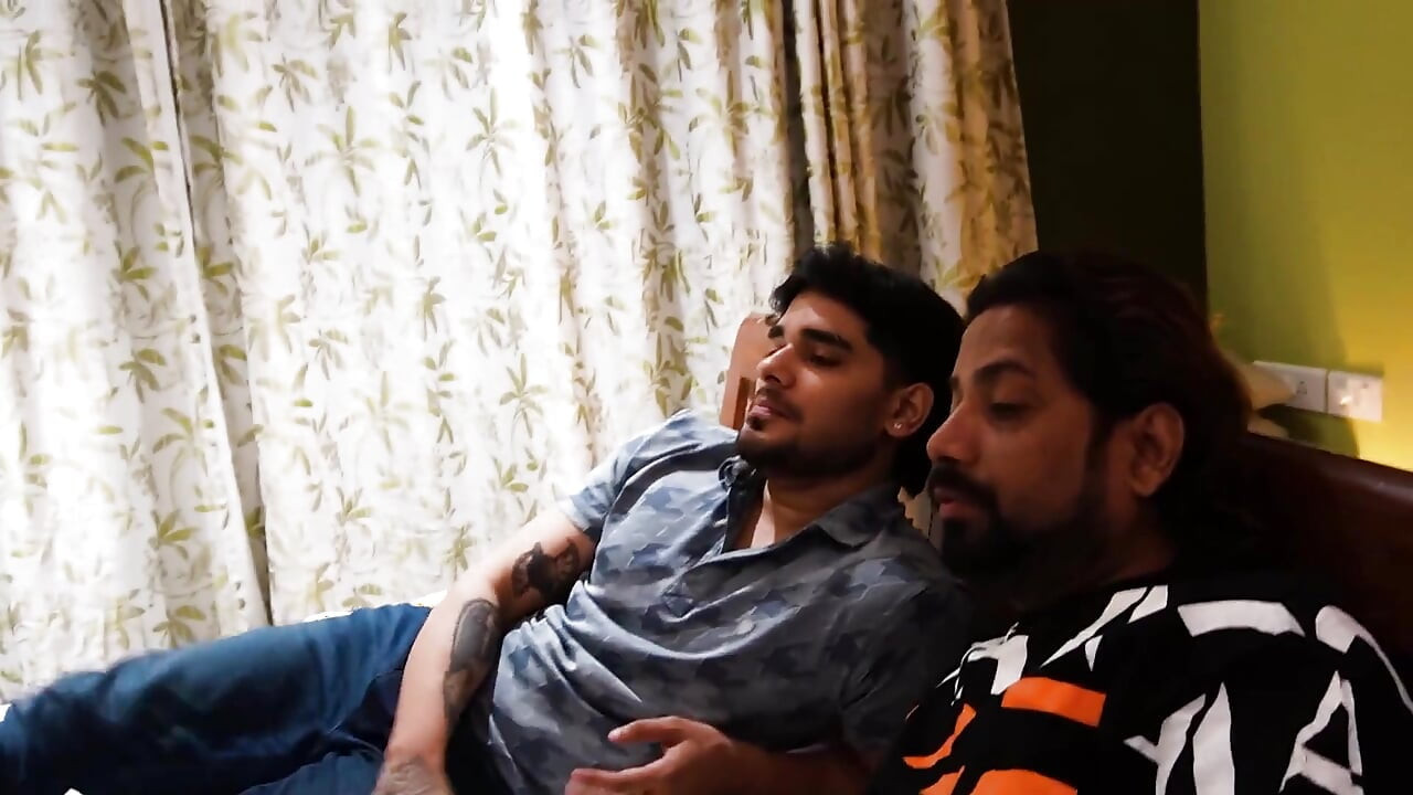 A Sexy Lady Servant Fucked by Their Two Handsome Horny House Owner Boys