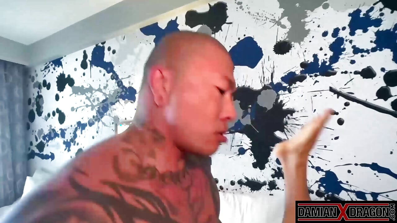 Muscular Inked Asian Damian Dragon Destroys His Lovers In Compilation